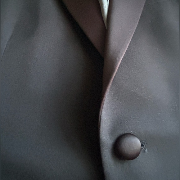 Givenchy Monsieur Black Tuxedo Blazer with Satin Lapel 100% Super Wool 39 - Picture 6 of 15